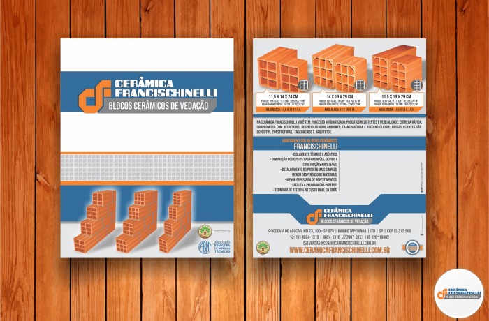 Flyer Cerâmica Francischinelli