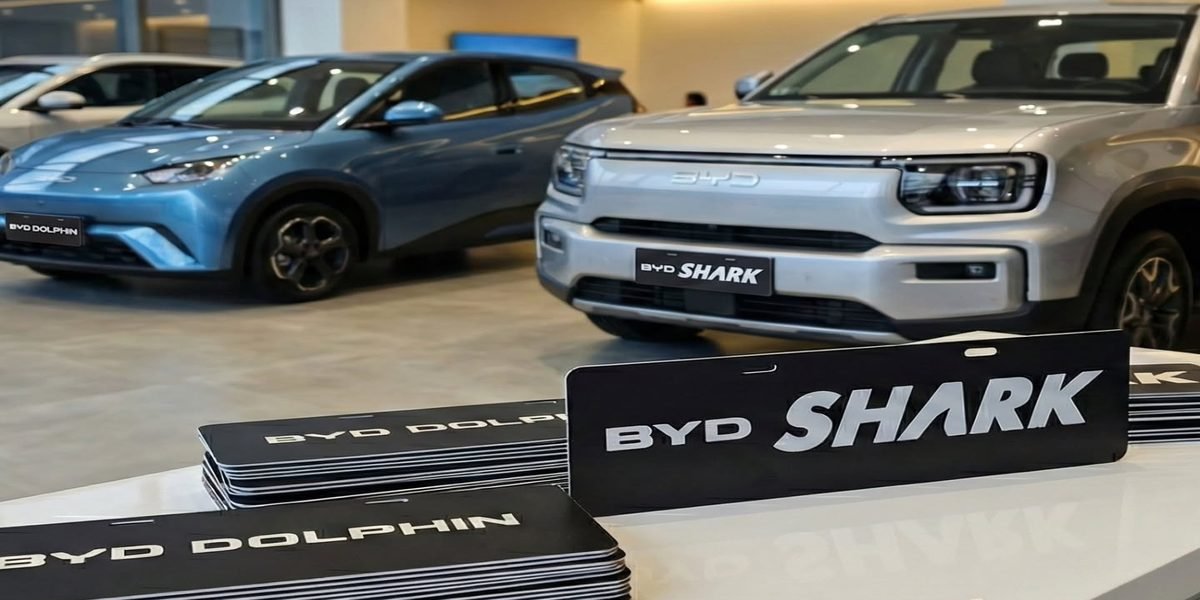 Placas BYD produzidas pela ItuGráfica — gráfica em Itu SP